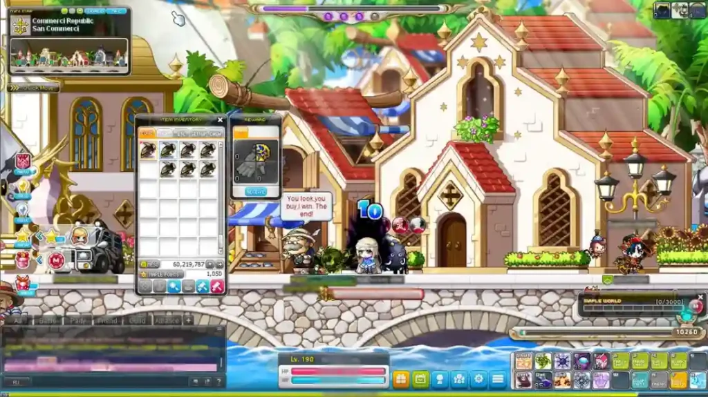 maplestory código de erro 30404