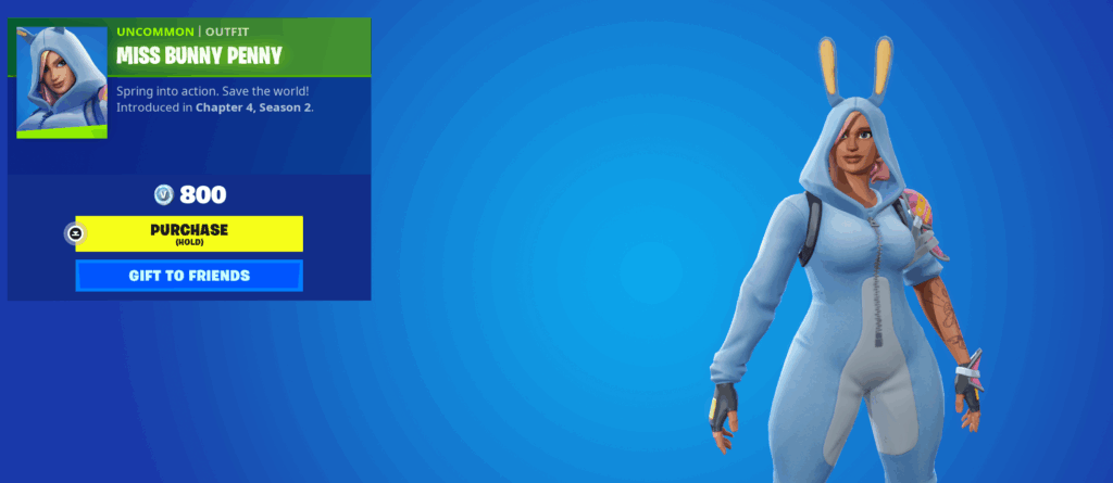 Miss Bunny Penny Fortnite