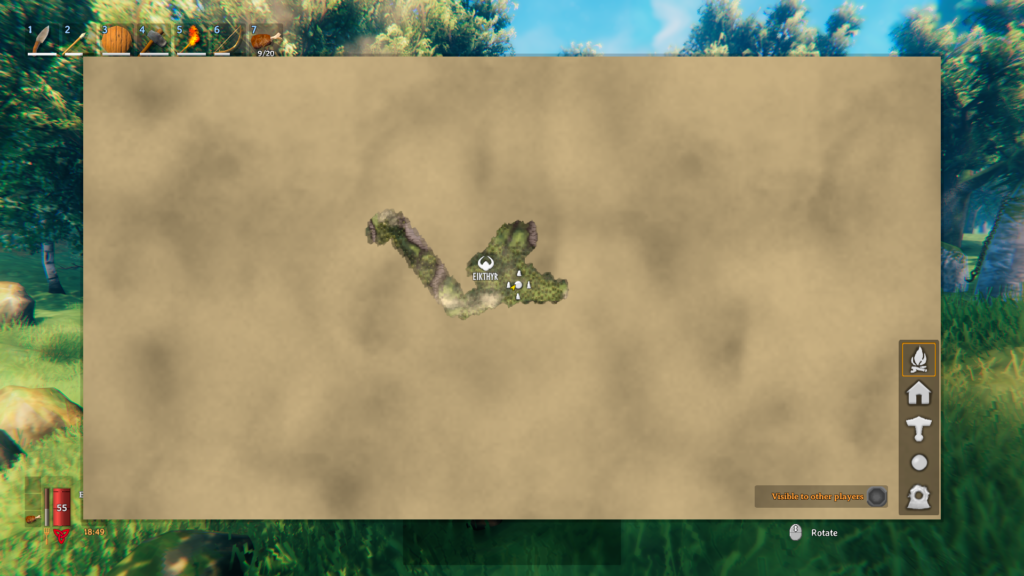 карта Valheim