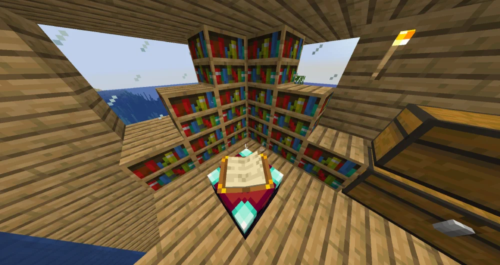 таблица зачарования Minecraft