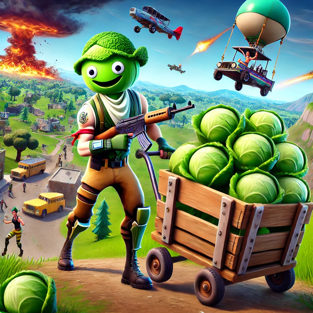 cabbage cart fortnite