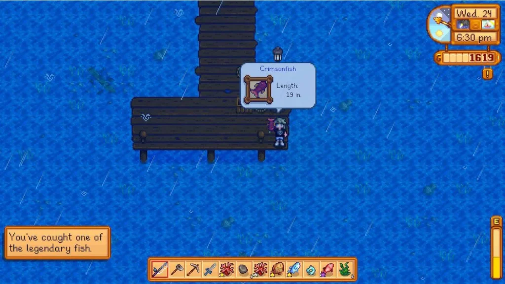Красный луциан Stardew Valley
