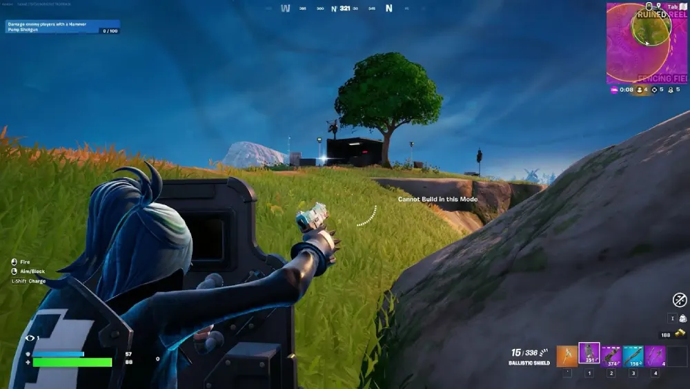 баллистический щит Fortnite