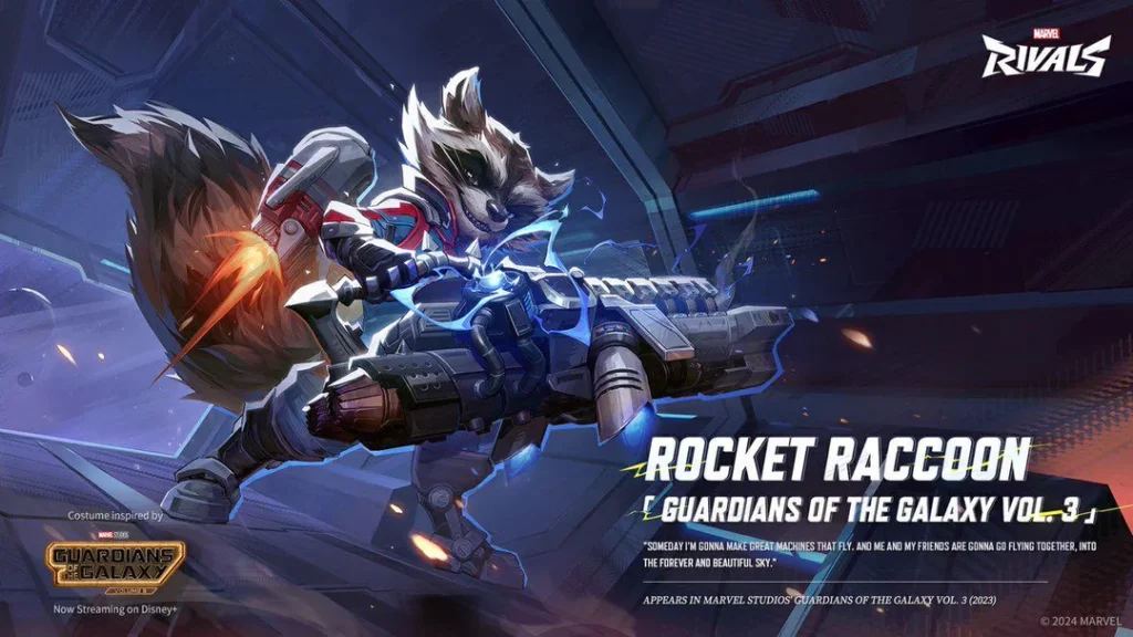 Current image: Rocket Raccoon Marvel Rivals