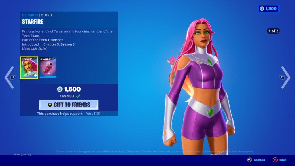 Starfire Fortnite