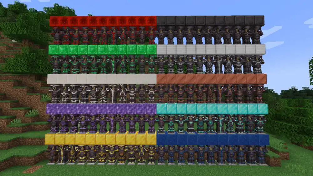 бронетримы Minecraft