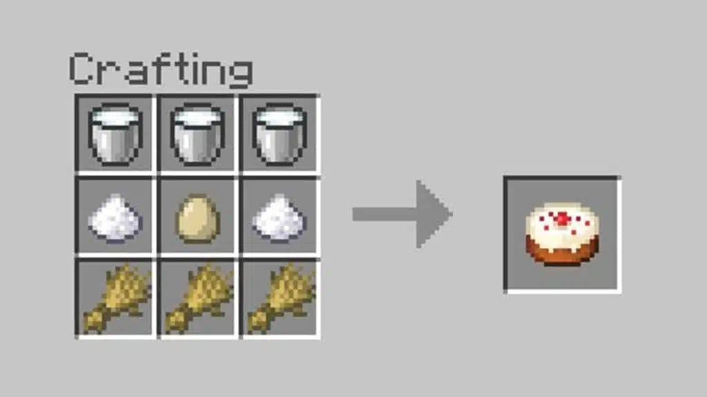  bolo no Minecraft
