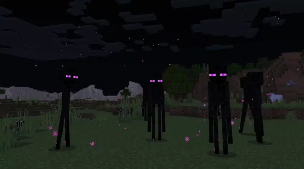 Minecraft с Эндерменом