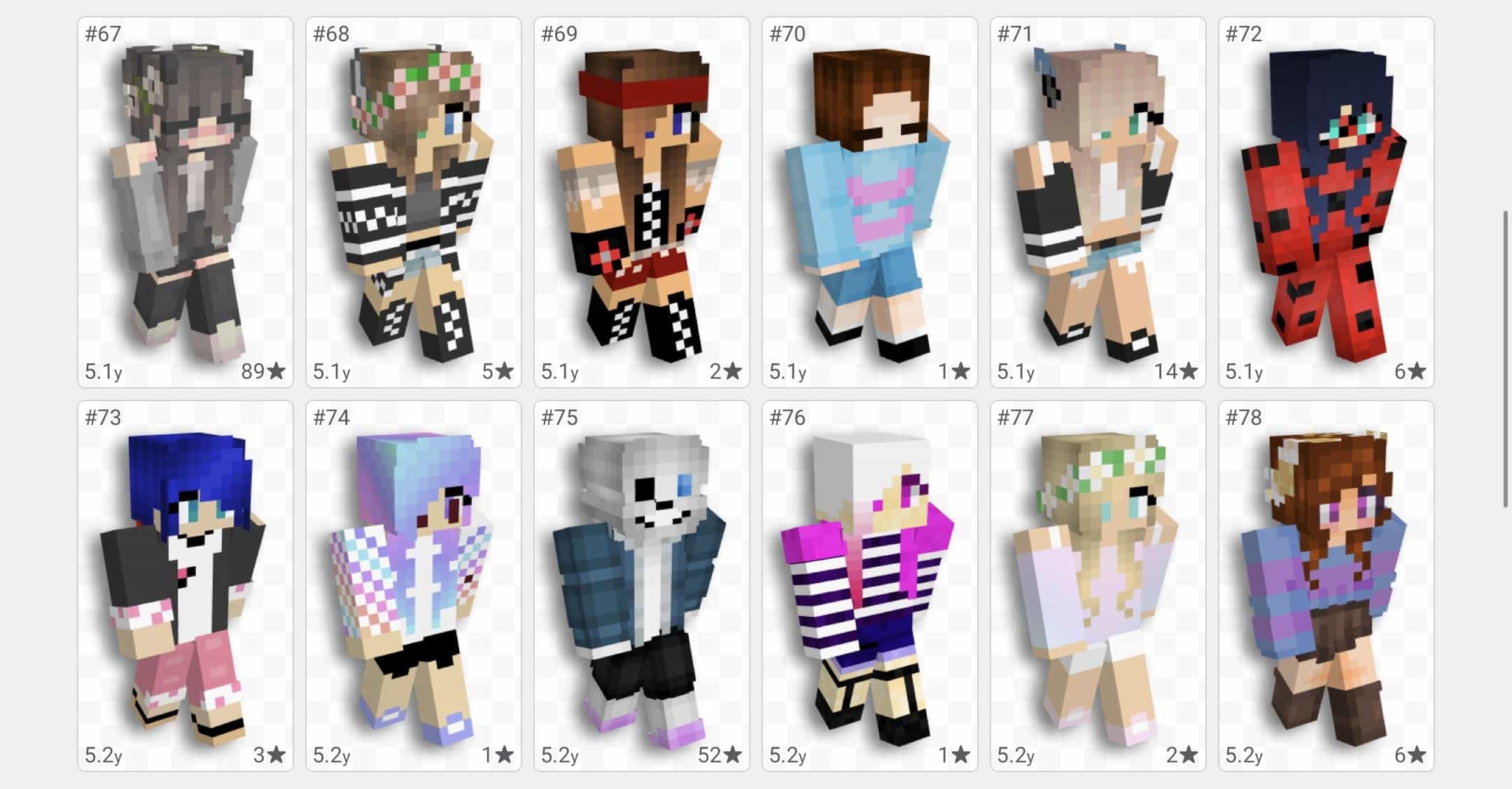 Minecraft Skins Layout For Girls Minecraft Skins Minecraft Skins