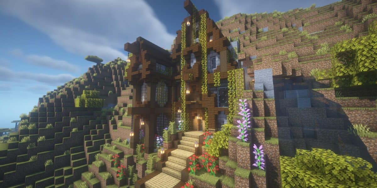Minecraft Mountain House