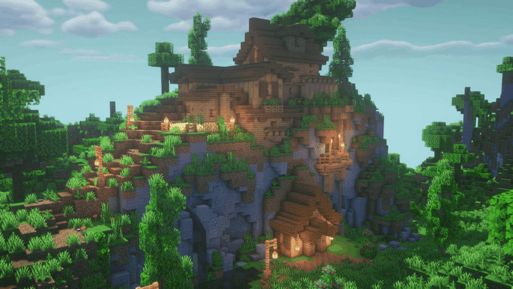 Minecraft Mountain House
