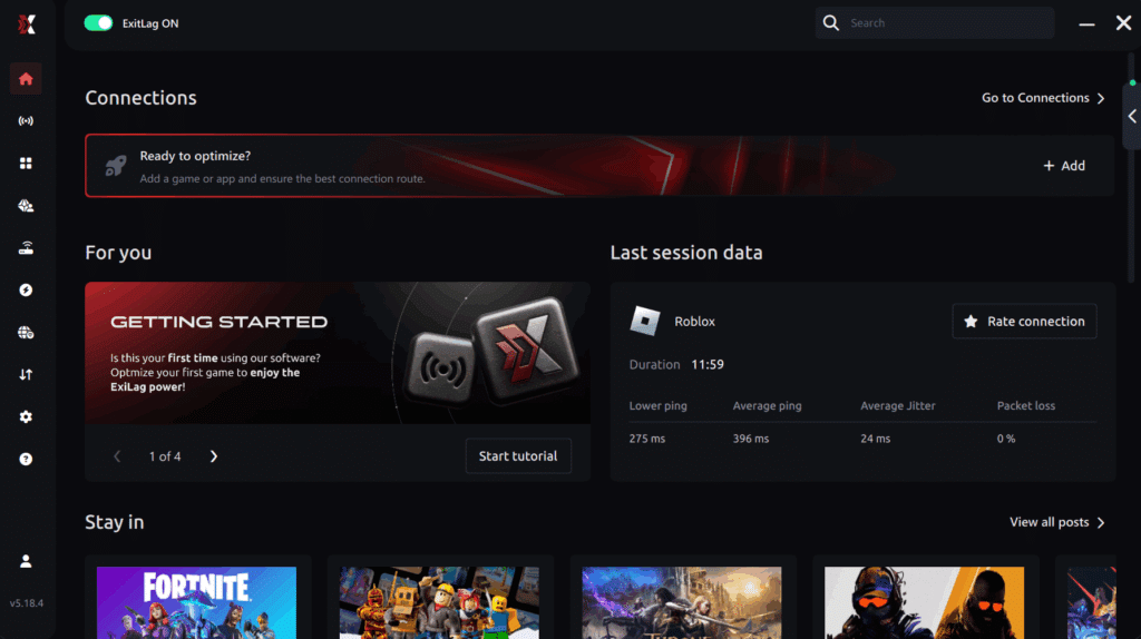 Connection screen Roblox