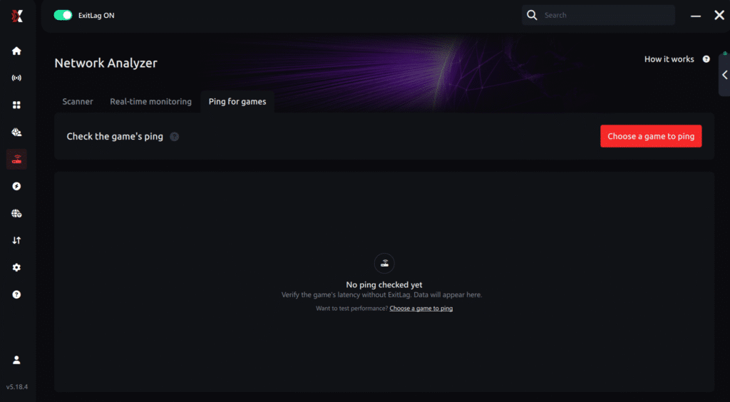Ping for games Rocket League