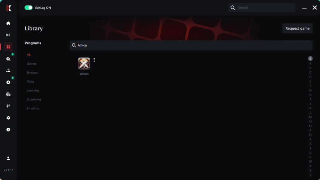 Select Game Albion Online