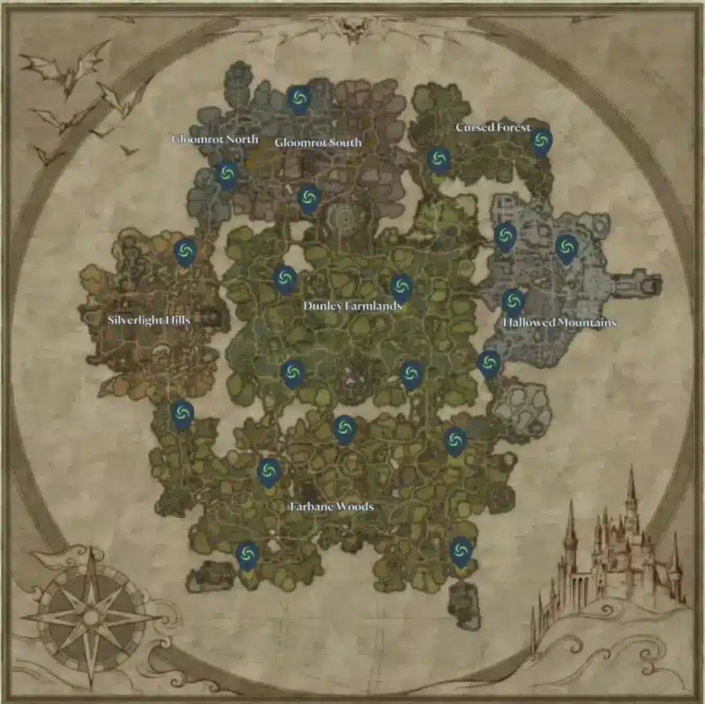 V Rising Map Guide: Explore All Locations and Resources