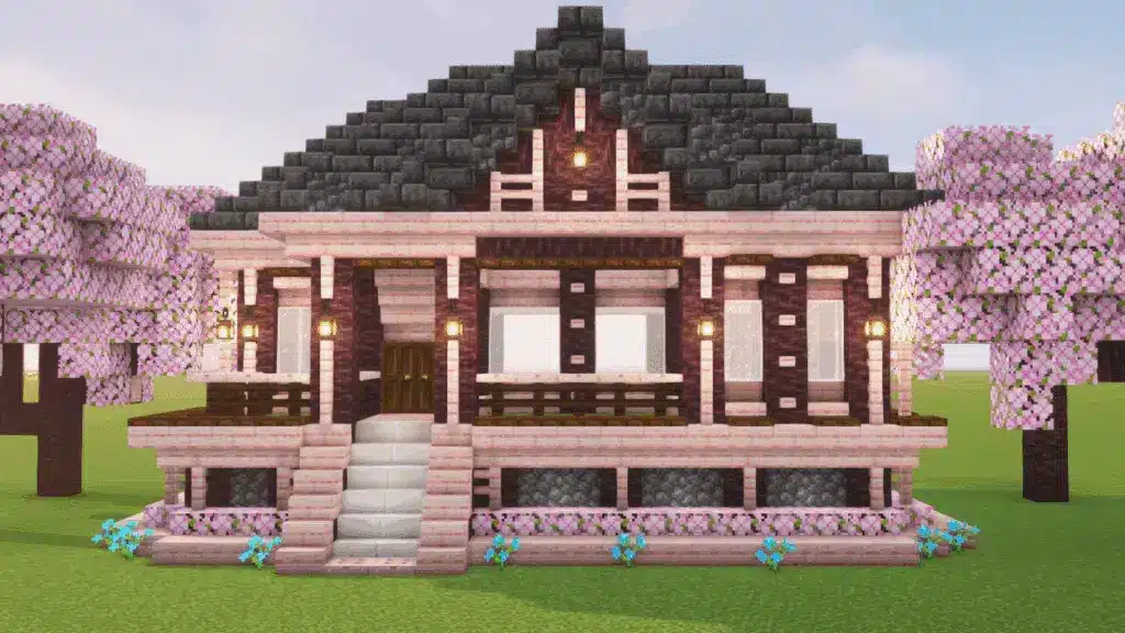 Cherry Blossom House Minecraft