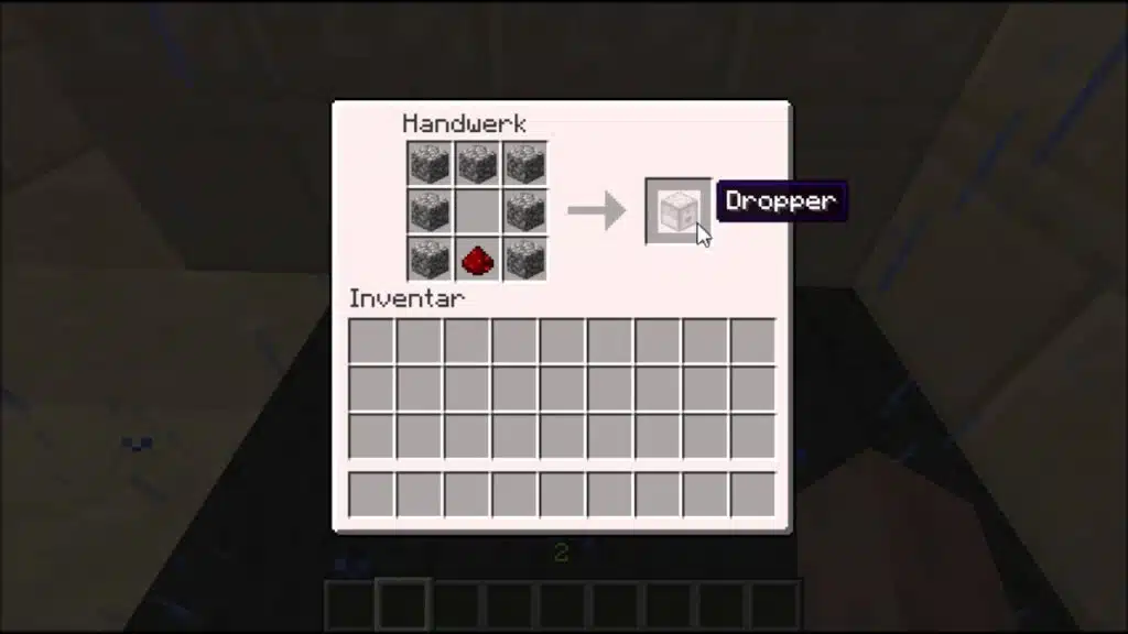 dropper minecraft
