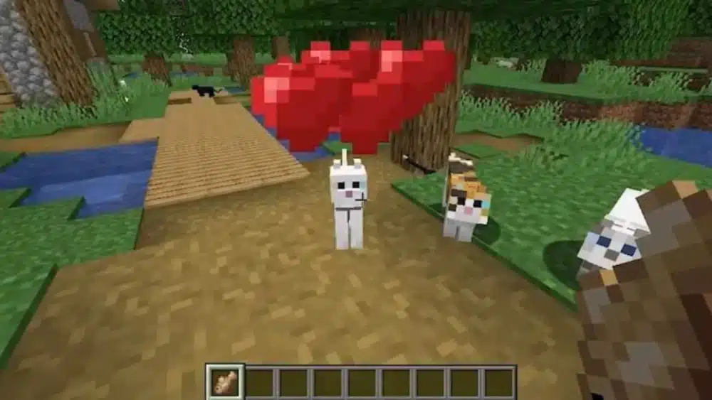 domesticar un gato en Minecraft