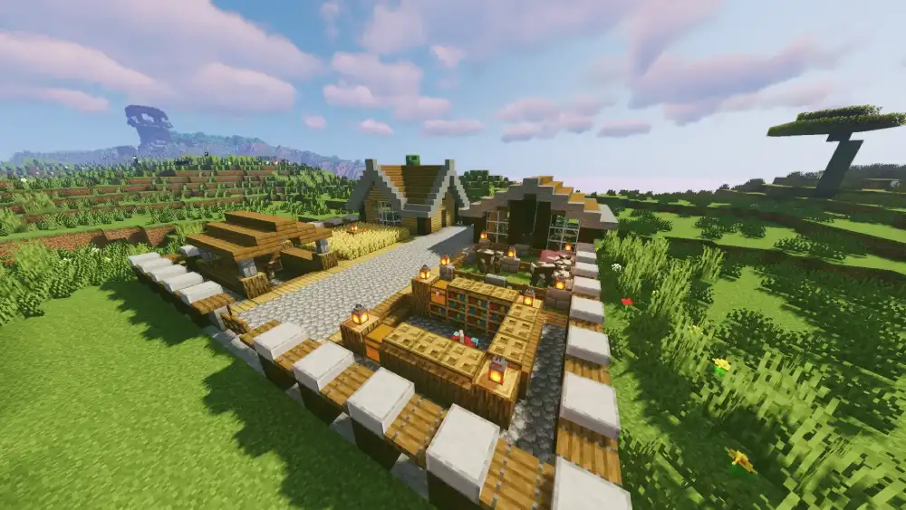 بناء قاعدة Minecraft