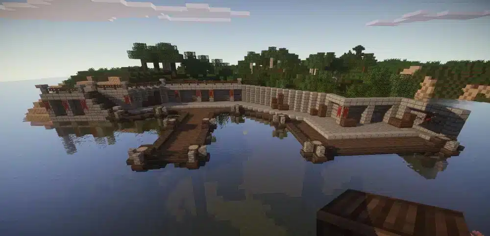  رصيف Minecraft