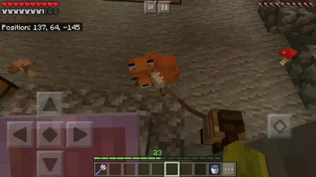 domesticar zorro en Minecraft