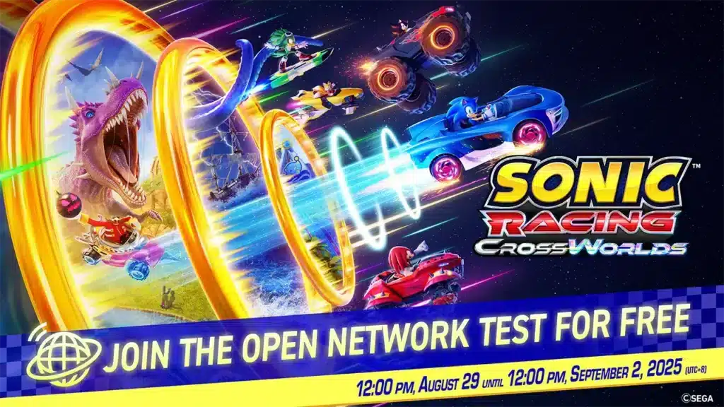 Sonic Racing: Crossworlds Open Network Test
