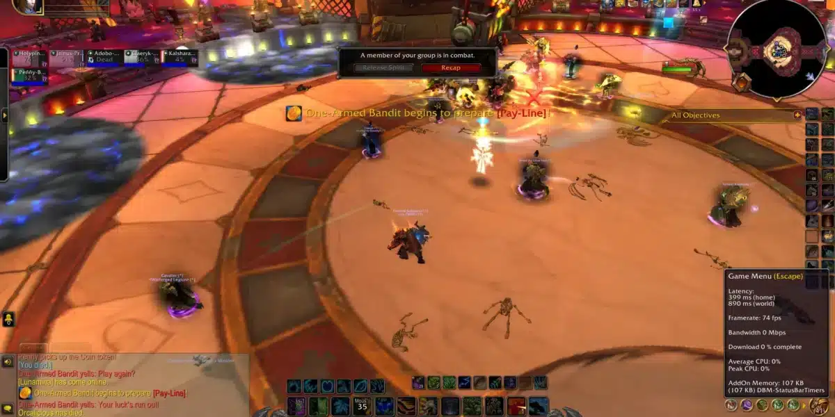 World of Warcraft high ping