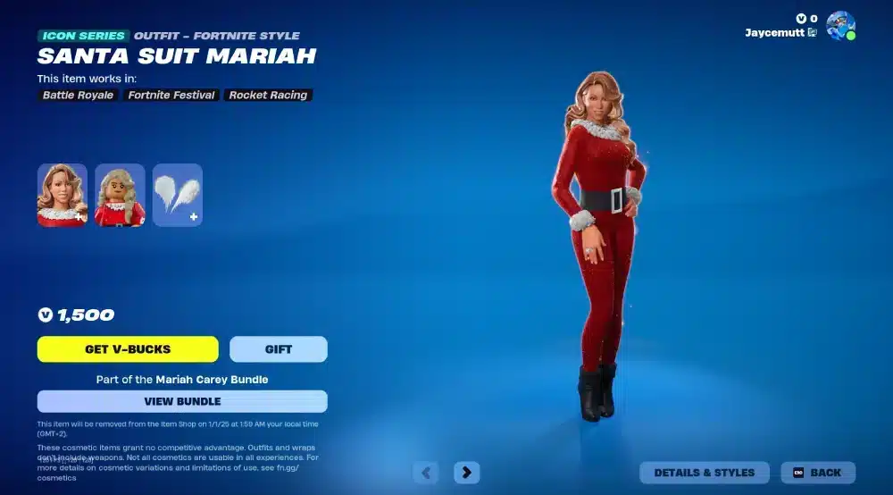 Mariah Carey Fortnite