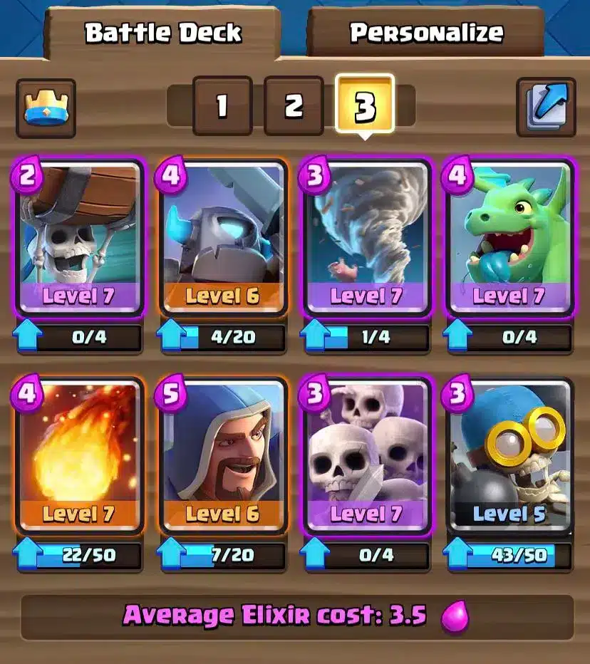 Clash Royale 덱 빌더
