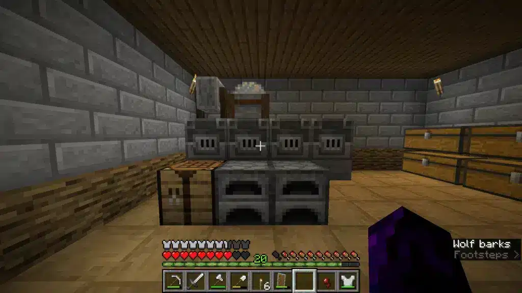 صناعة الأدوات في Minecraft
