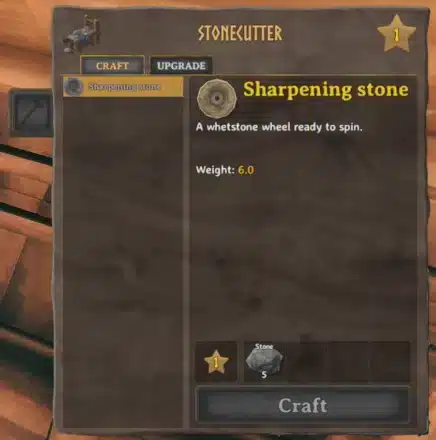 Sharpening Stone في Valheim