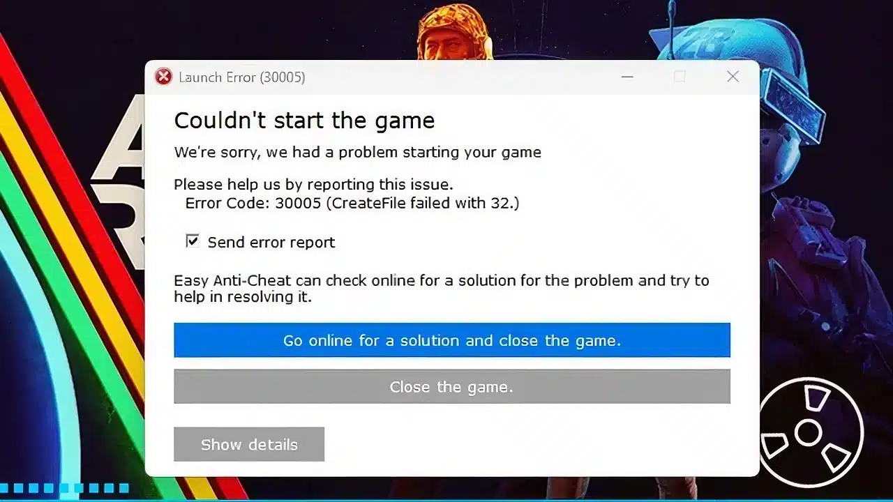 ARC Raiders Error Code 30005: Causes, Meaning, and Fixes
