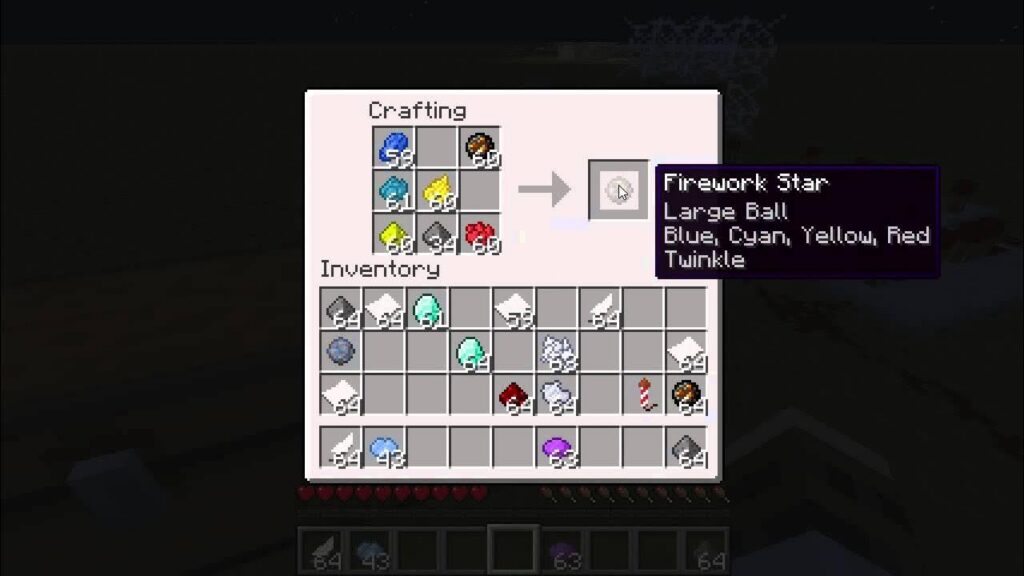 firework minecraft