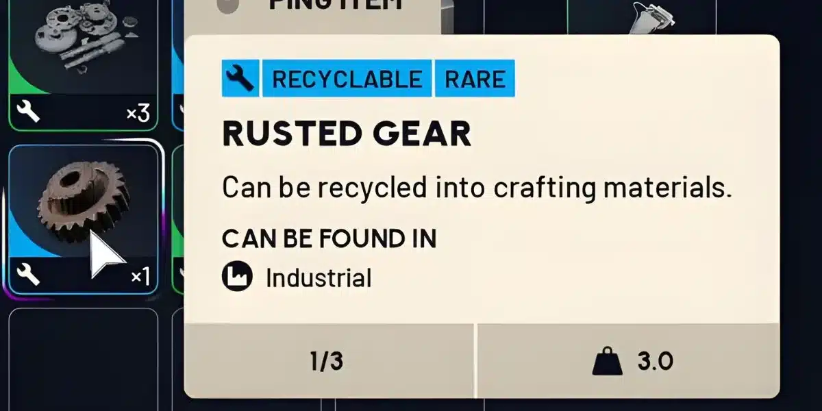 تروس Rusted Gears في ARC Raiders: أماكن العثور عليها وجمعها