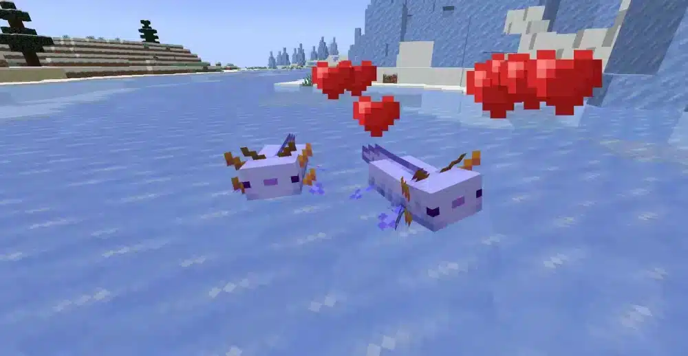 Blue Axolotl Minecraft Command (Creative Mode) Blue Axolotl Minecraft