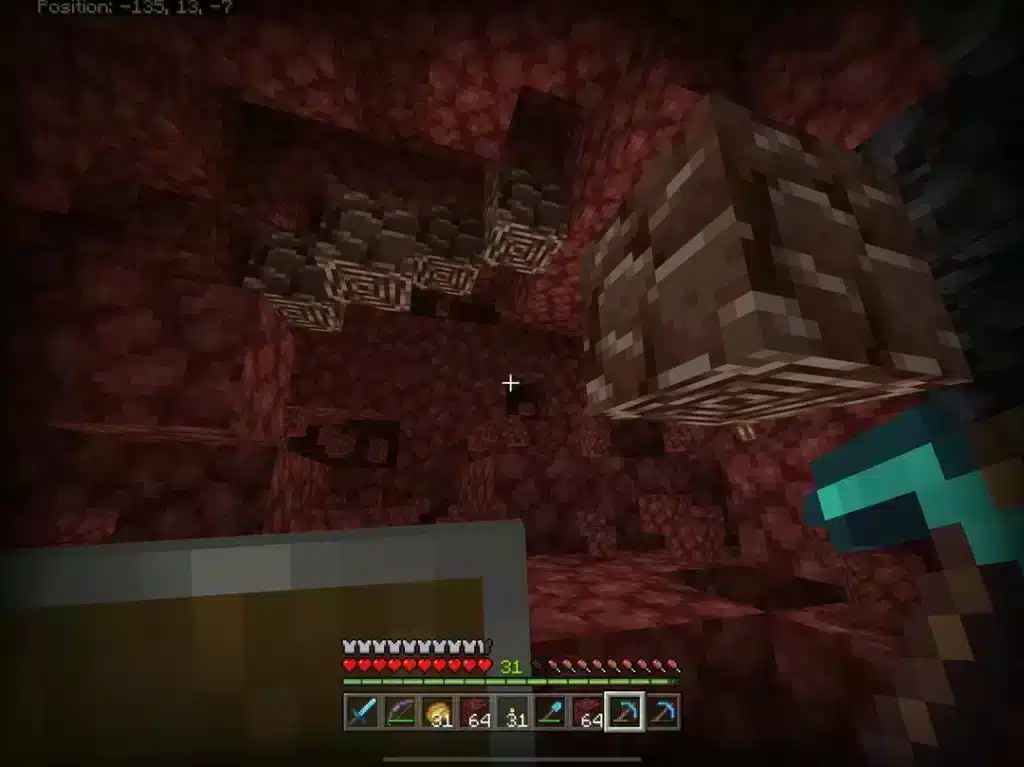 древние обломки Minecraft