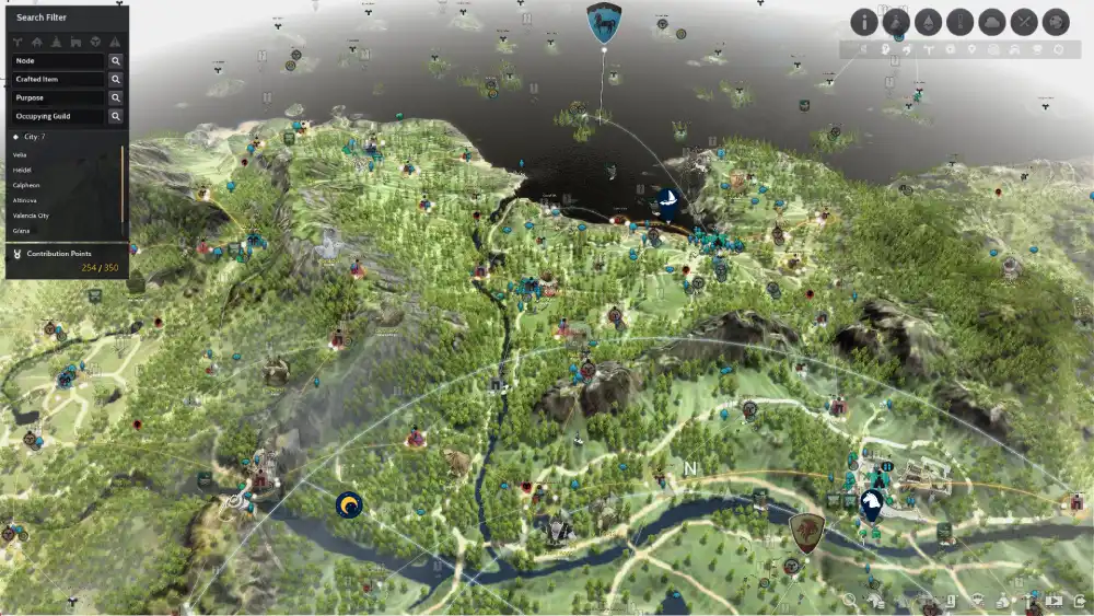 خريطة Black Desert Online