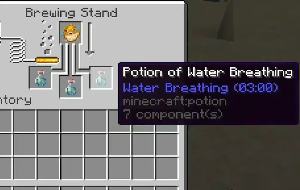 water breathing potion minecraft