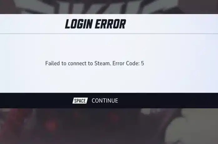 Marvel Rivals Error Code 5