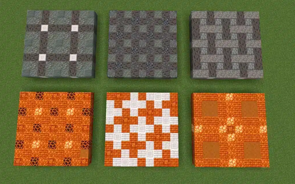 Minecraft floor designs