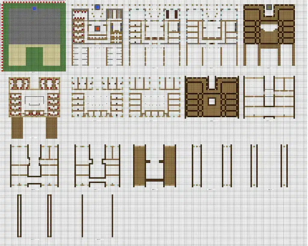 Minecraft House Blueprints