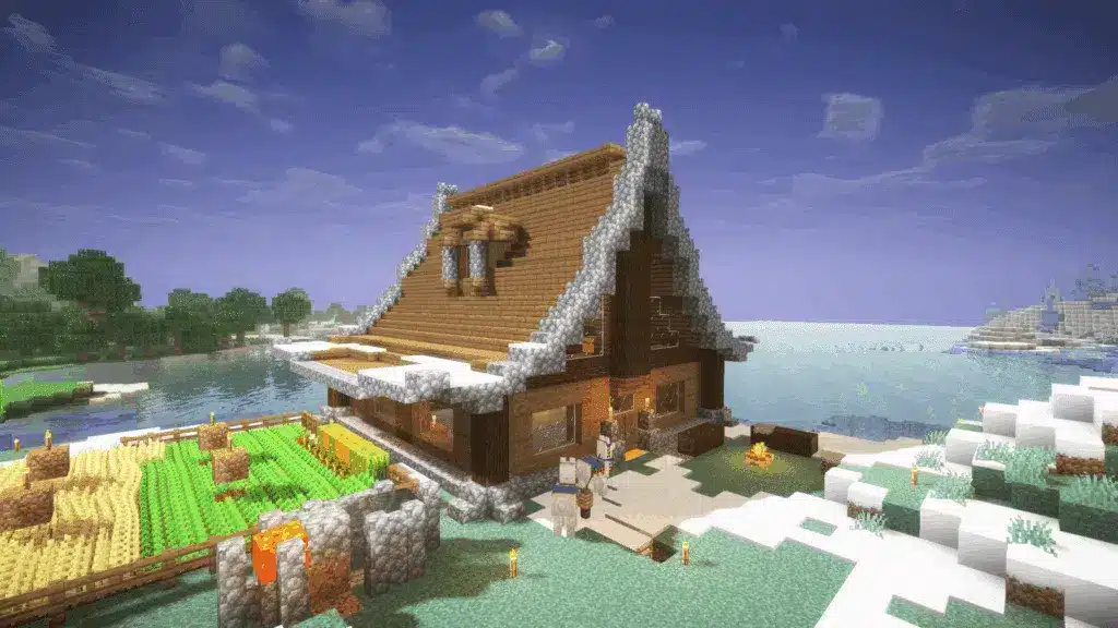 minecraft starter house