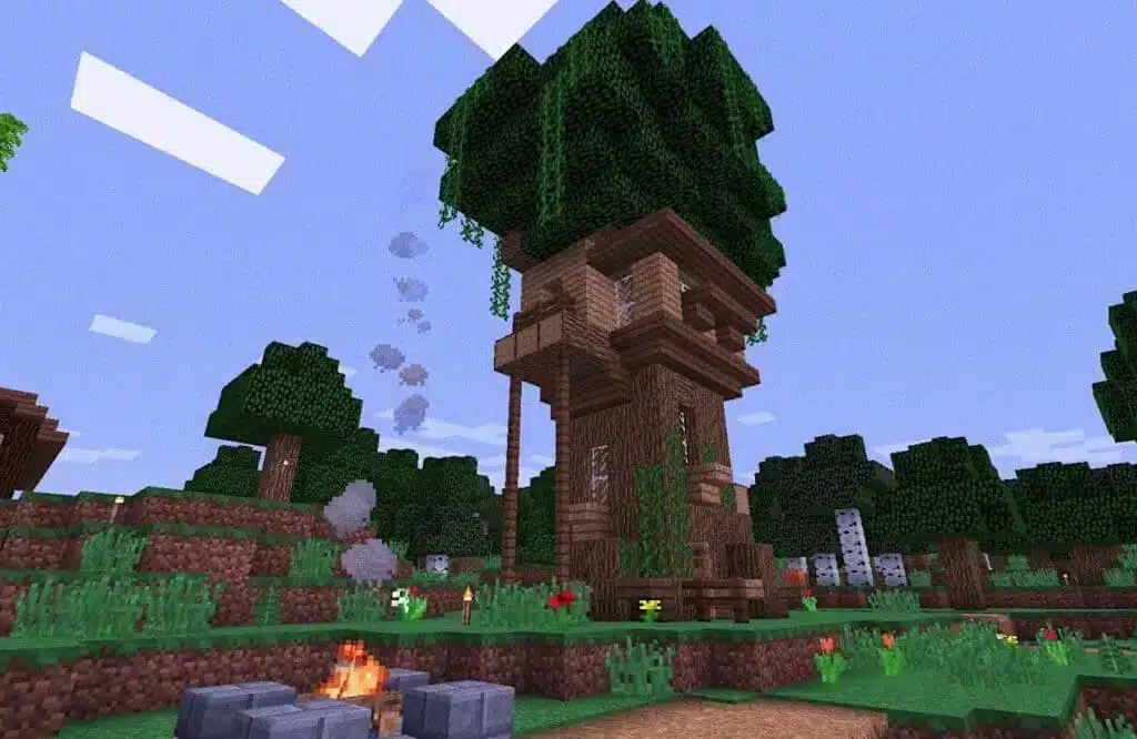 Minecraft Treehouse