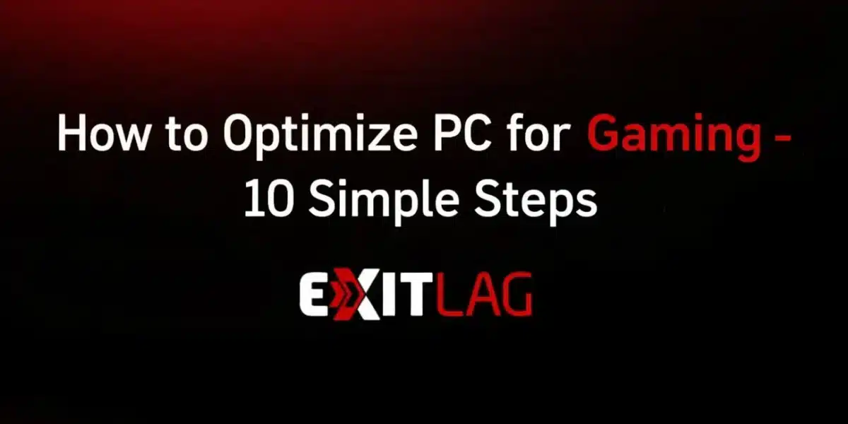 optimize PC for gaming