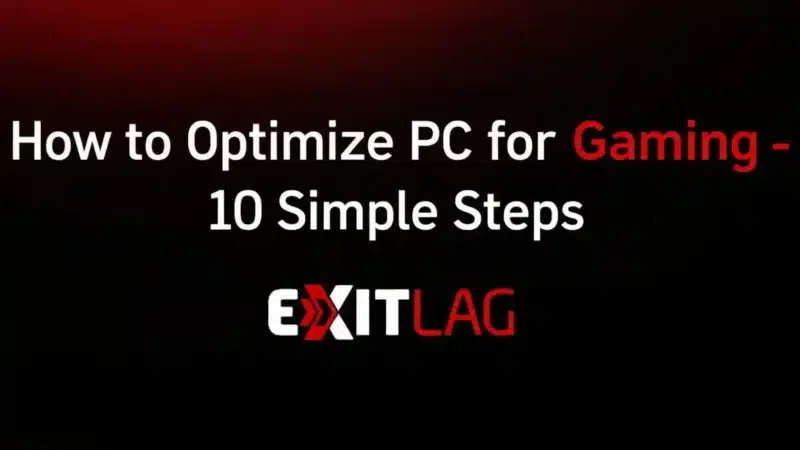 optimize PC for gaming