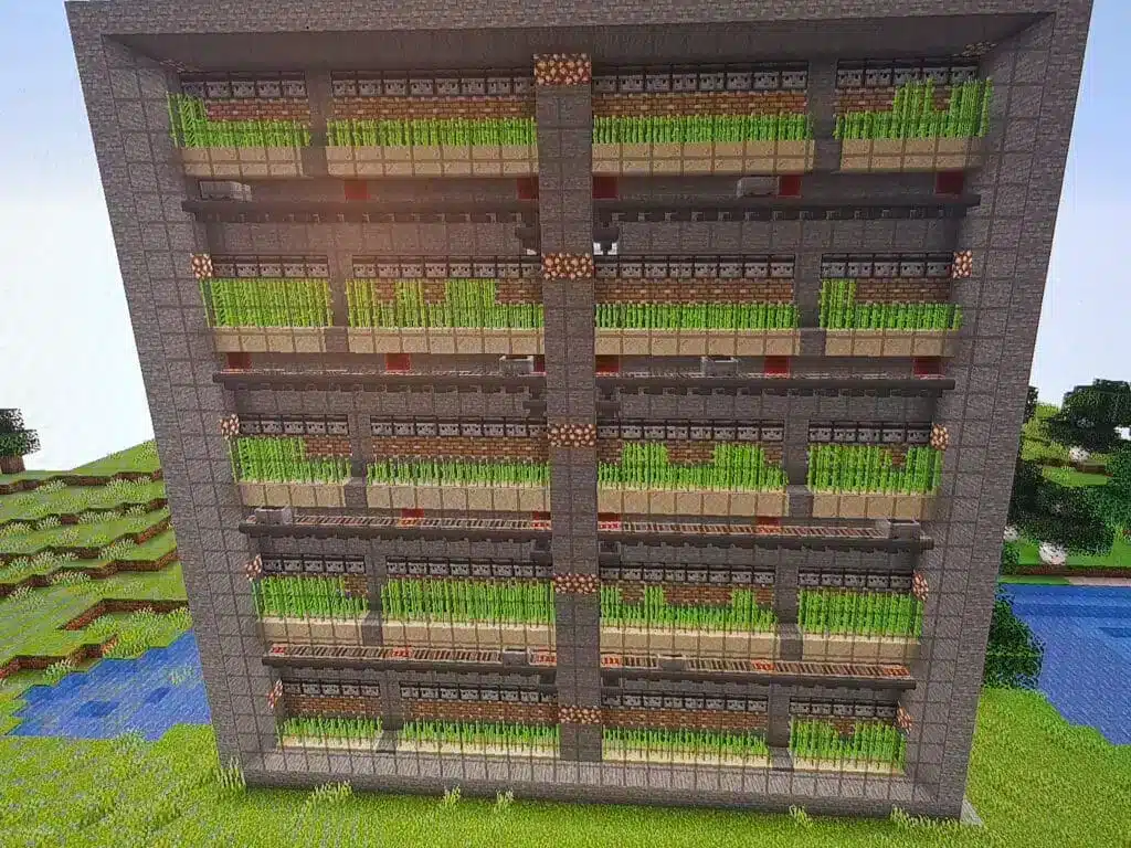 sugar cane farm minecraft