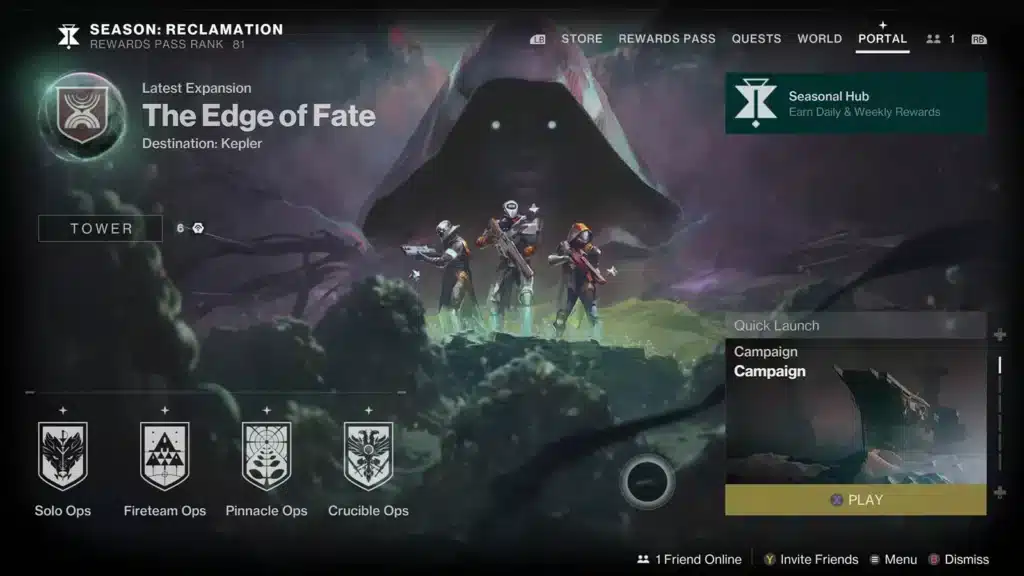 صيانة Destiny 2