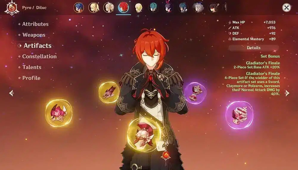 Diluc Genshin Impact