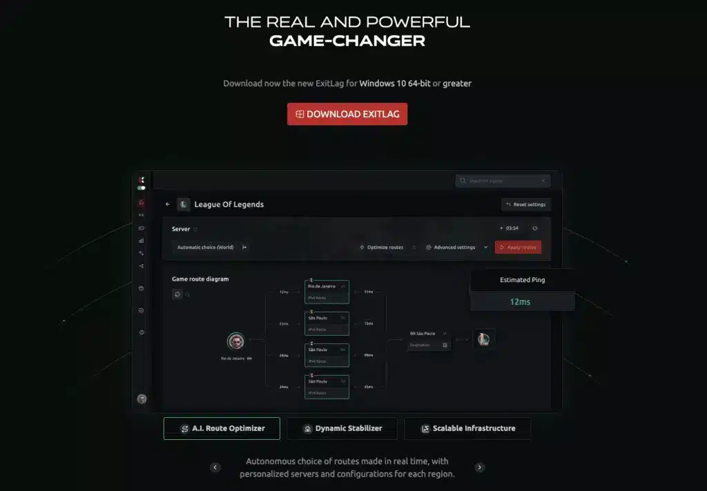 exitlag how to improve connection online games