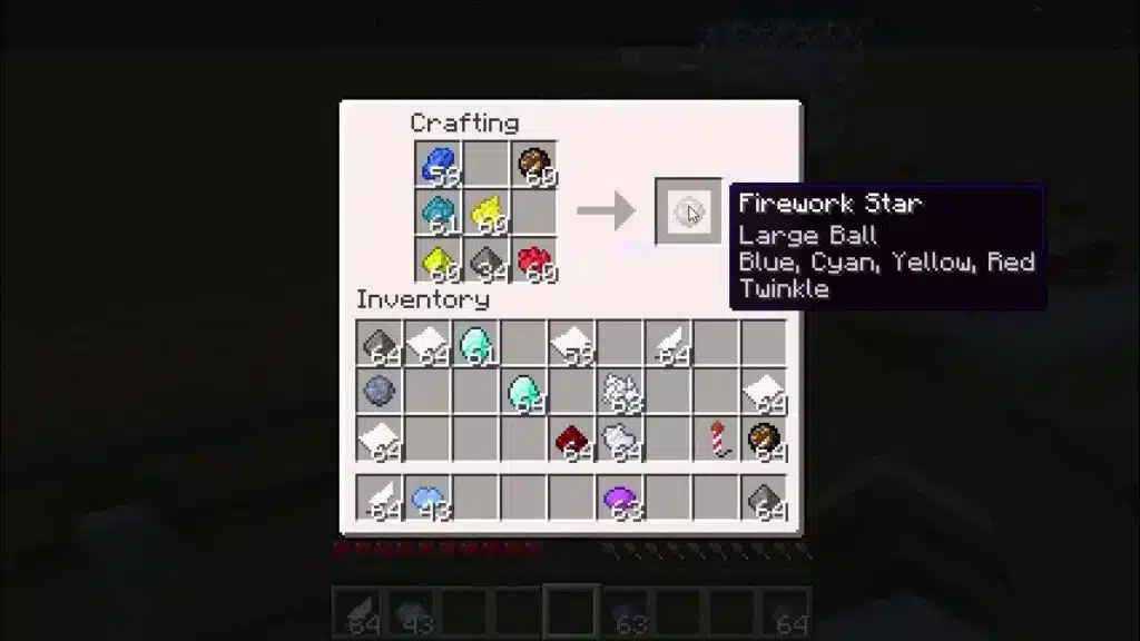 firework minecraft